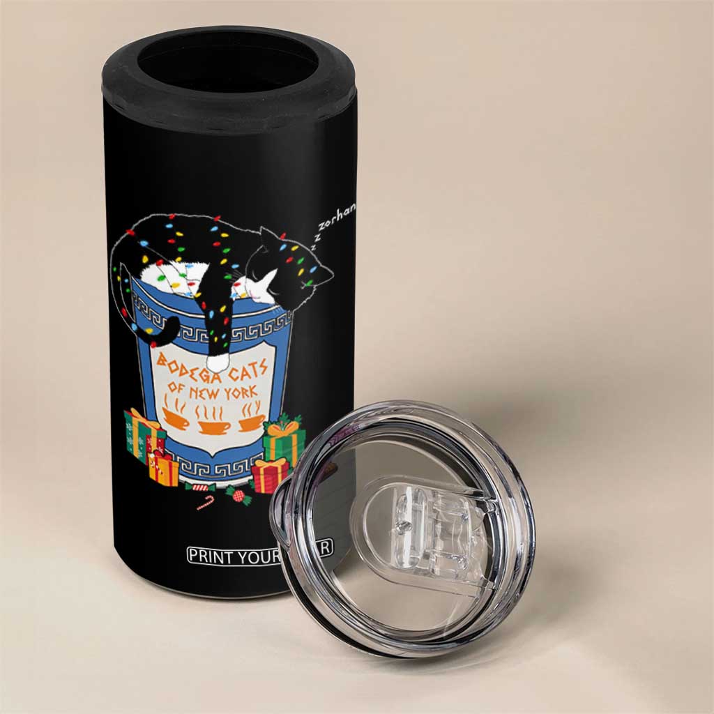 Bodega Cats of New York 4 in 1 Can Cooler Tumbler Funny Democrat Christmas TS14 Print Your Wear