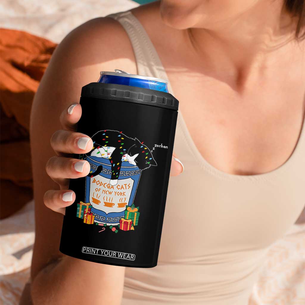 Bodega Cats of New York 4 in 1 Can Cooler Tumbler Funny Democrat Christmas TS14 Print Your Wear