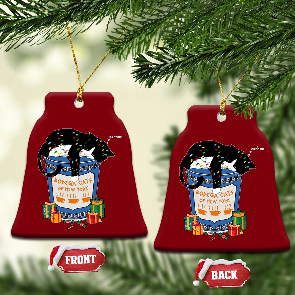 Bodega Cats of New York Ceramic Ornament Funny Democrat Christmas TS14 Print Your Wear