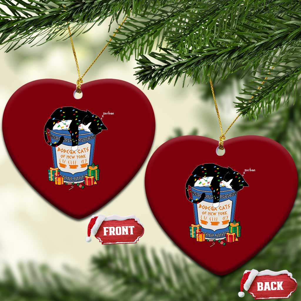 Bodega Cats of New York Ceramic Ornament Funny Democrat Christmas TS14 Print Your Wear