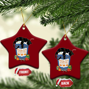 Bodega Cats of New York Ceramic Ornament Funny Democrat Christmas TS14 Print Your Wear