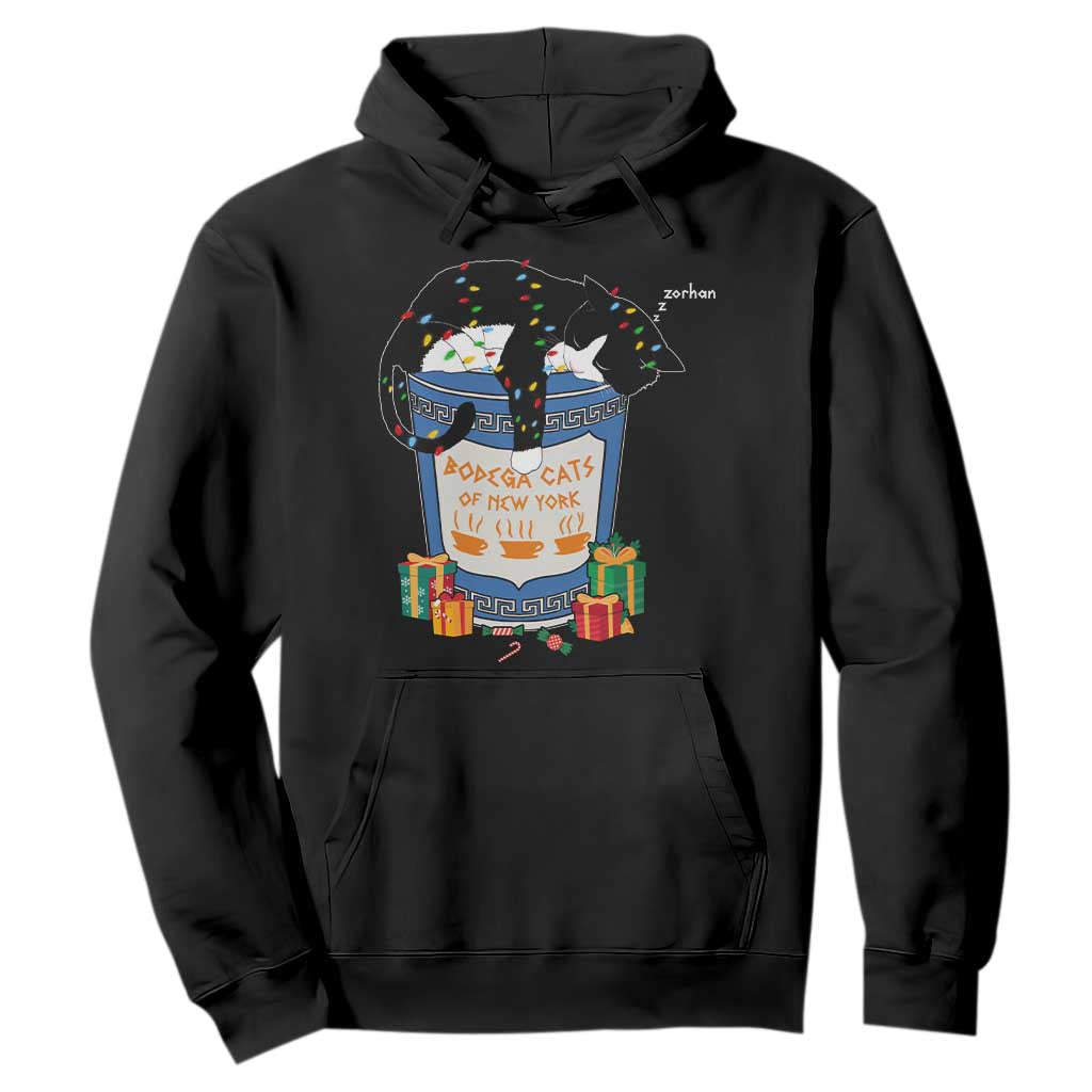 Bodega Cats of New York Hoodie Funny Democrat Christmas - Print Your Wear