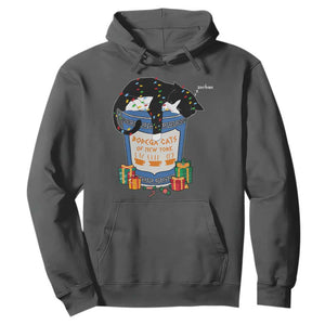 Bodega Cats of New York Hoodie Funny Democrat Christmas TS14 Dark Heather Print Your Wear