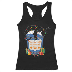 Bodega Cats of New York Racerback Tank Top Funny Democrat Christmas TS14 Black Print Your Wear