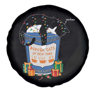 Bodega Cats of New York Spare Tire Cover Funny Democrat Christmas TS14 Print Your Wear