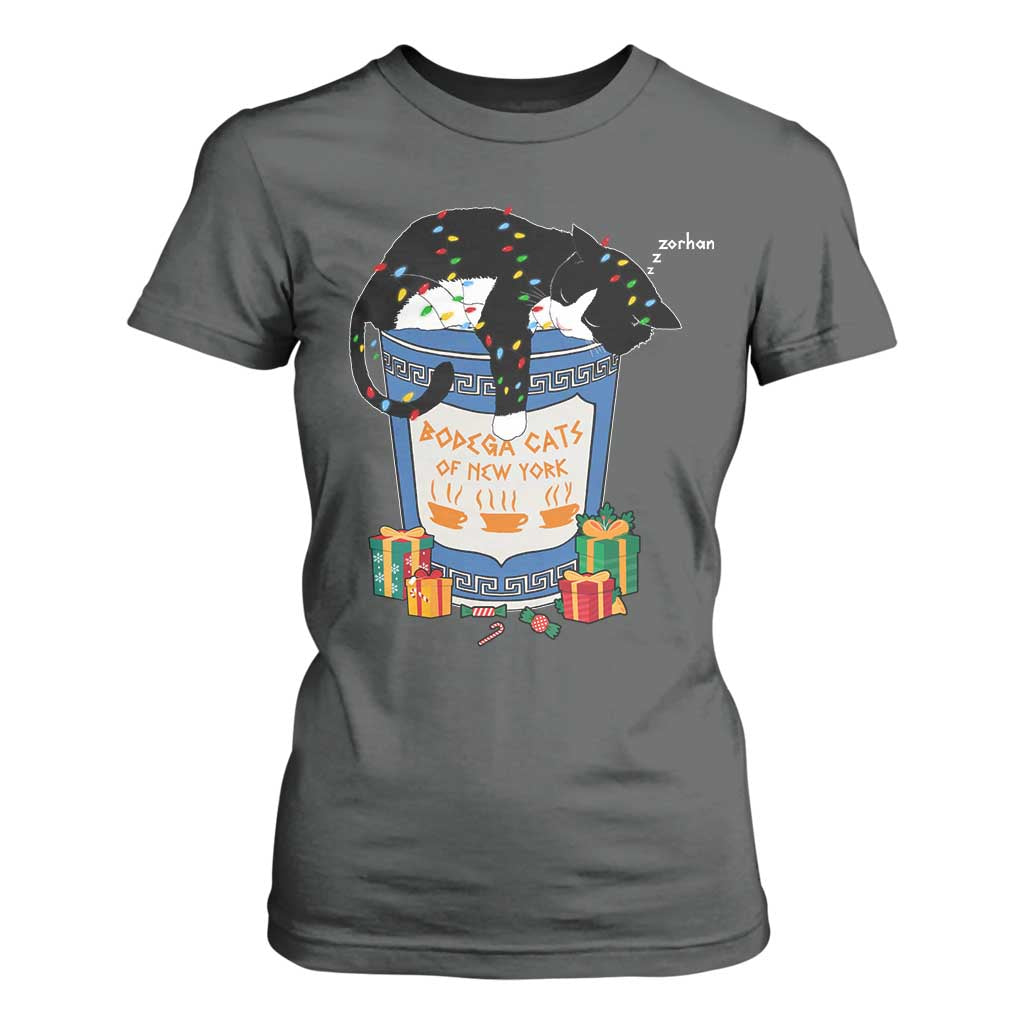 Bodega Cats of New York T Shirt For Women Funny Democrat Christmas TS14 Dark Heather Print Your Wear