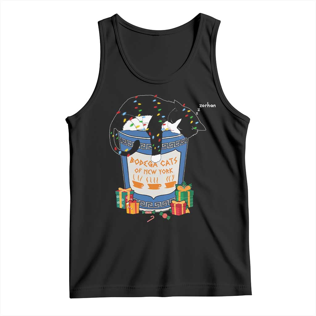 Bodega Cats of New York Tank Top Funny Democrat Christmas TS14 Black Print Your Wear