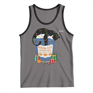Bodega Cats of New York Tank Top Funny Democrat Christmas TS14 Deep Heather Black Print Your Wear