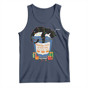 Bodega Cats of New York Tank Top Funny Democrat Christmas TS14 Navy Print Your Wear