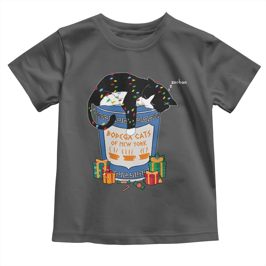Bodega Cats of New York Toddler T Shirt Funny Democrat Christmas TS14 Dark Heather Print Your Wear