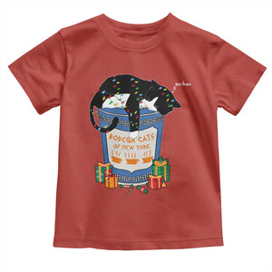 Bodega Cats of New York Toddler T Shirt Funny Democrat Christmas TS14 Red Print Your Wear
