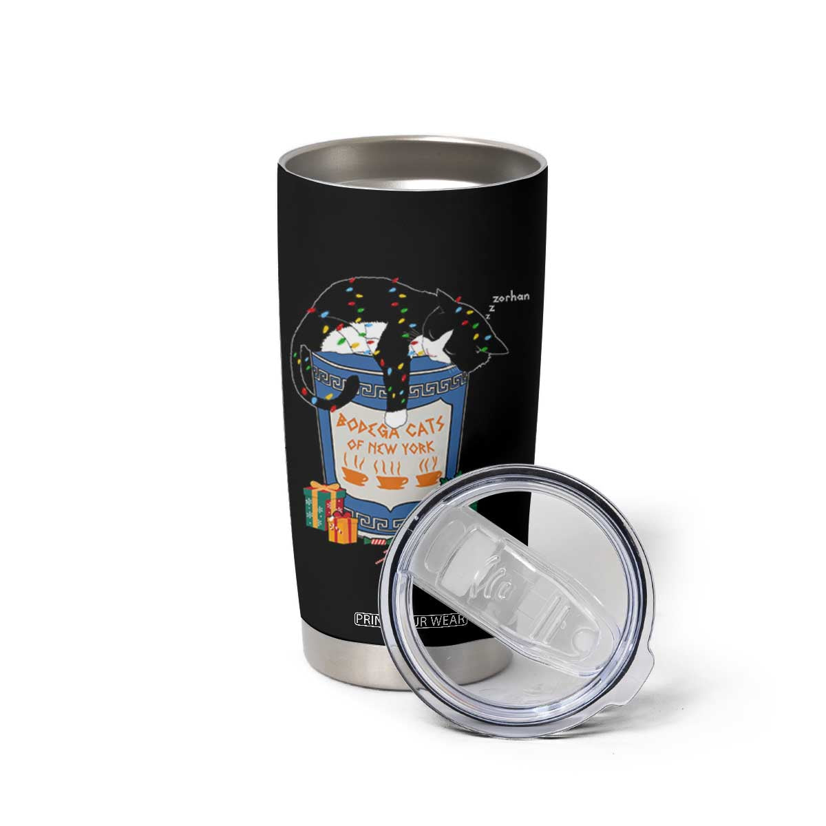 Bodega Cats of New York Tumbler Cup Funny Democrat Christmas TS14 Print Your Wear