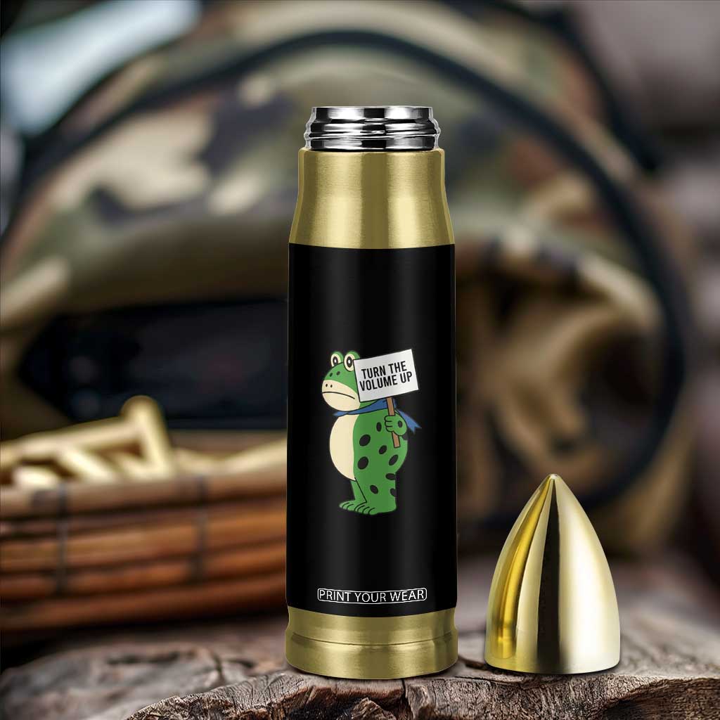 Turn The Volume Up Bullet Tumbler Resist Frog Portland Protest TS14 Print Your Wear