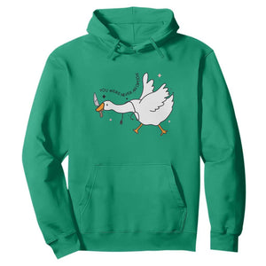Sily Goose Meme Hoodie Funny Quote You Were Never An Option - Print Your Wear