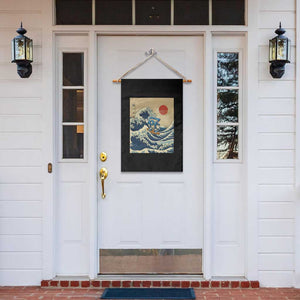 Funny Six Seven Surfing Garden Flag The Great Wave Kanagawa Japanese 67 Brainrot Meme TS14 Print Your Wear