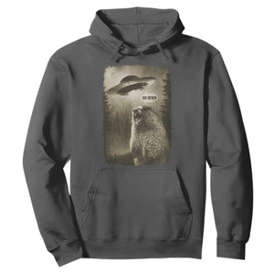 Funny Six Seven Hoodie Screaming Groundhog UFO Meme TS14 Dark Heather Print Your Wear