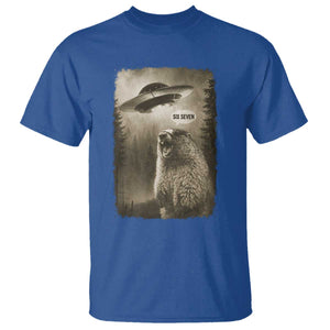 Funny Six Seven T Shirt Screaming Groundhog UFO Meme TS14 Royal Blue Print Your Wear