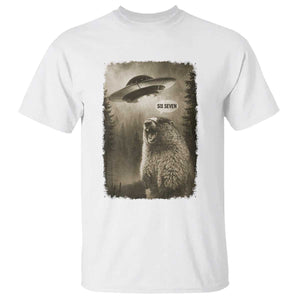 Funny Six Seven T Shirt Screaming Groundhog UFO Meme TS14 White Print Your Wear
