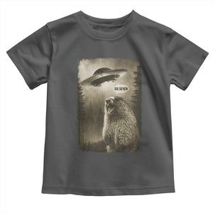 Funny Six Seven Toddler T Shirt Screaming Groundhog UFO Meme TS14 Dark Heather Print Your Wear