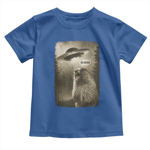 Funny Six Seven Toddler T Shirt Screaming Groundhog UFO Meme TS14 Royal Blue Print Your Wear
