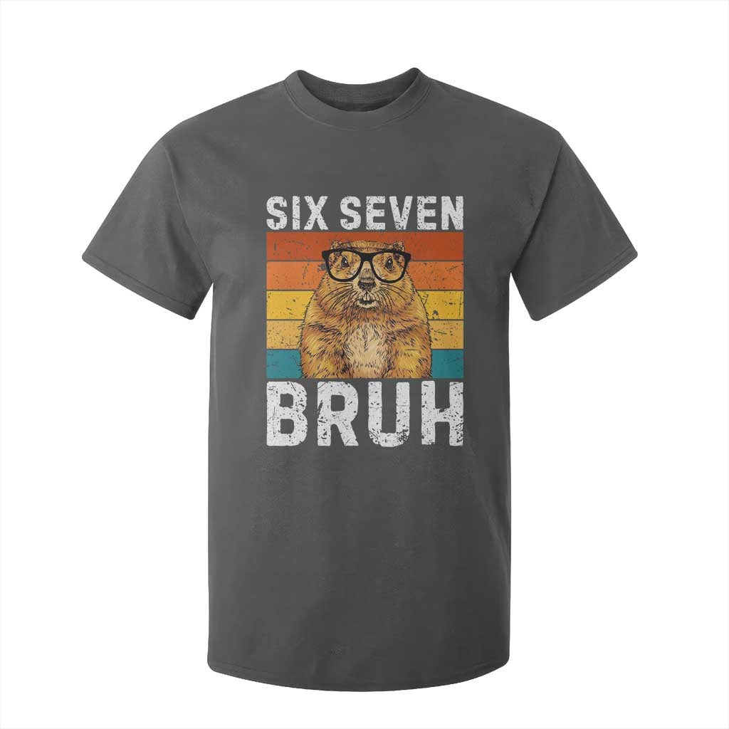 67 Groundhog Meme T Shirt For Kid Funny Six Seven Bruh Groundhog Day TS14 Dark Heather Print Your Wear