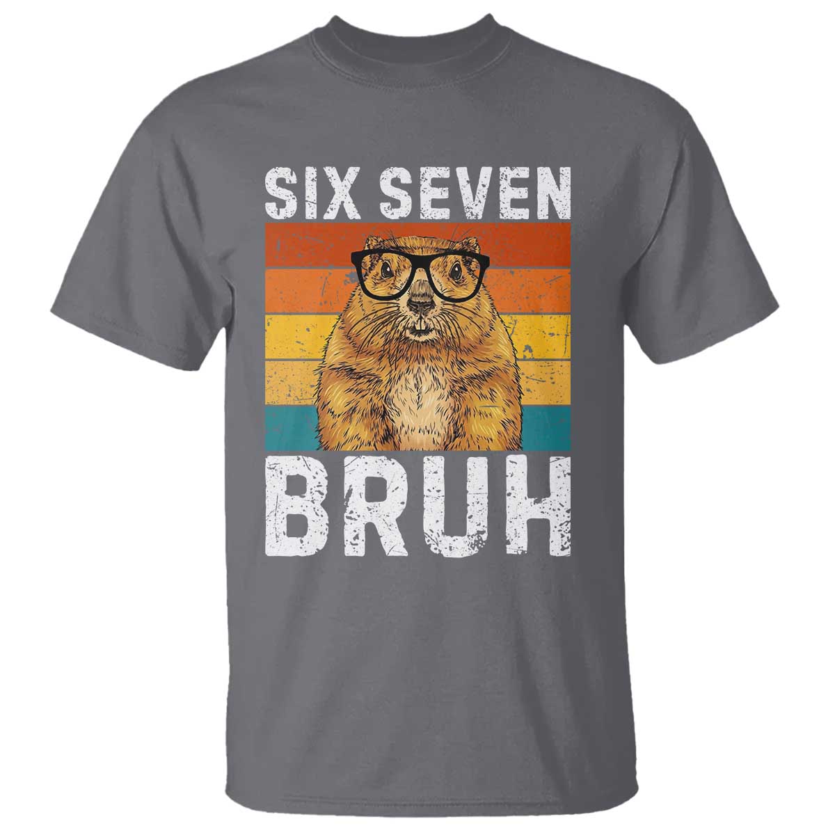 67 Groundhog Meme T Shirt Funny Six Seven Bruh Groundhog Day TS14 Charcoal Print Your Wear