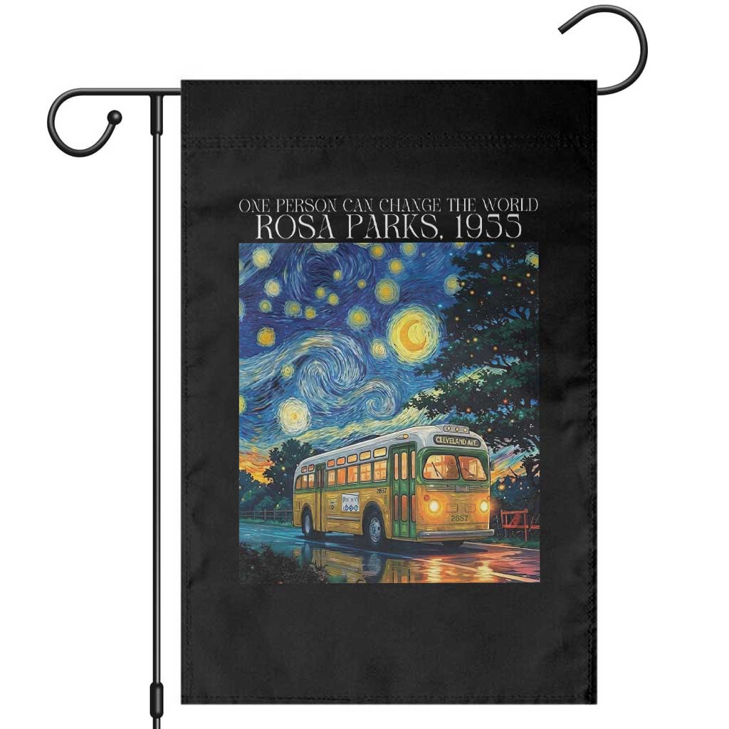 Rosa Parks Garden Flag Starry Night Van Gogh Black History African TS14 Black Print Your Wear