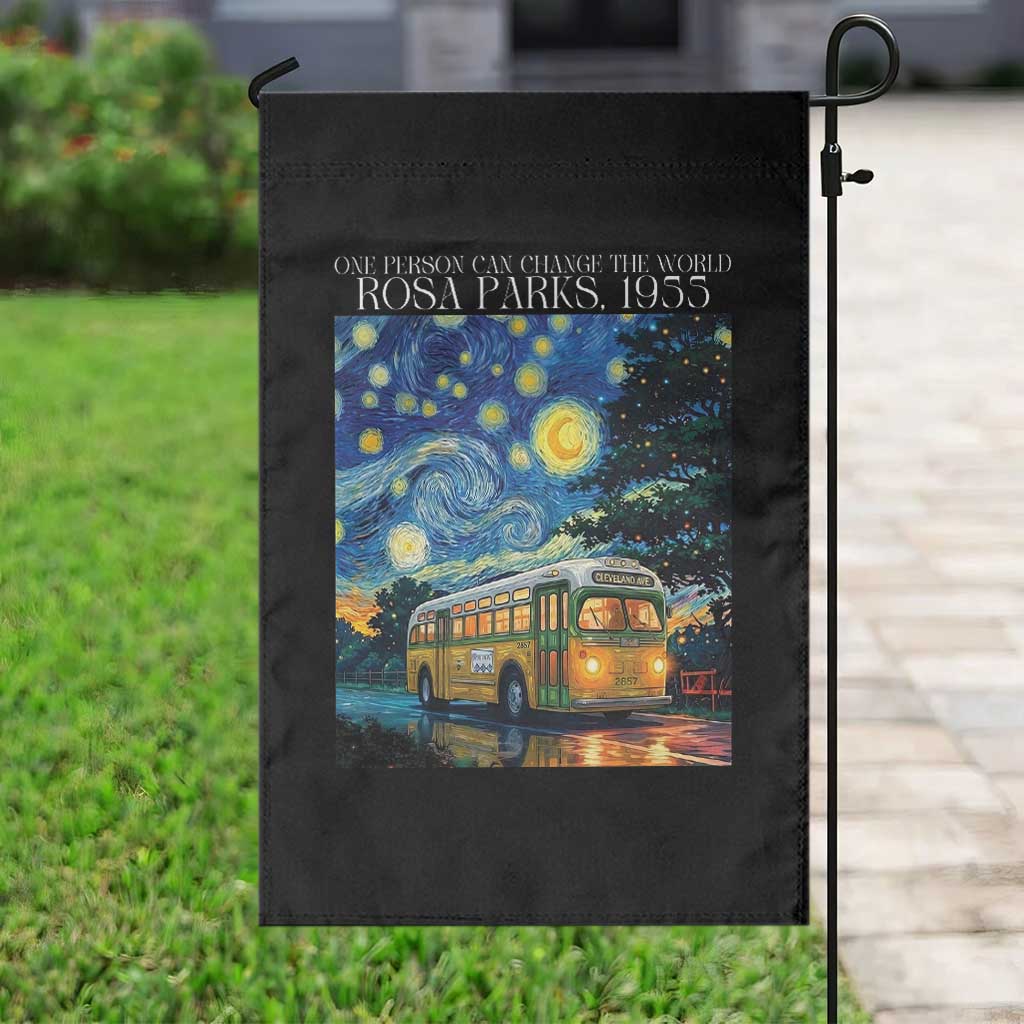 Rosa Parks Garden Flag Starry Night Van Gogh Black History African TS14 Print Your Wear
