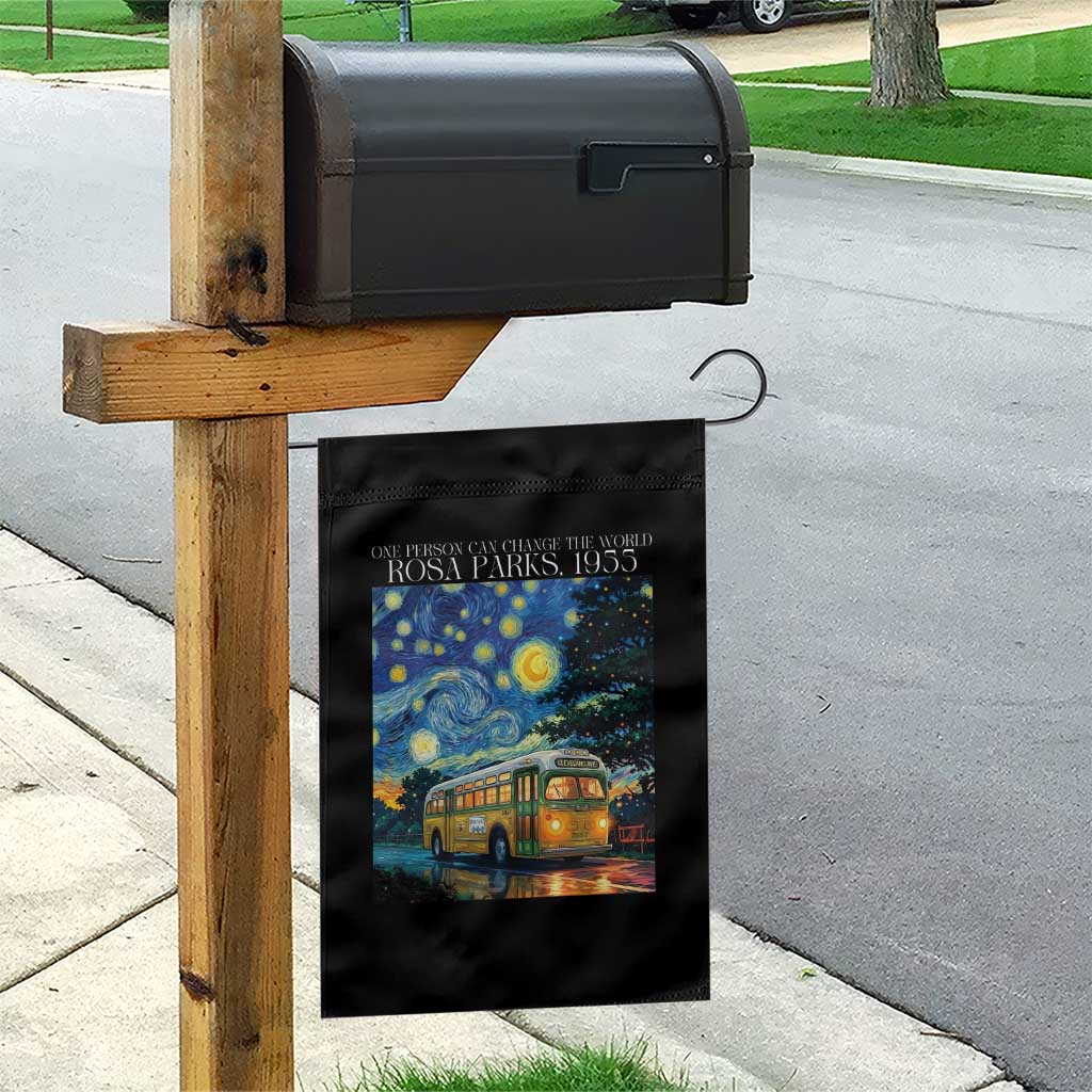 Rosa Parks Garden Flag Starry Night Van Gogh Black History African TS14 Print Your Wear