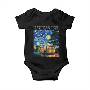 Rosa Parks Baby Onesie Starry Night Van Gogh Black History African TS14 Black Print Your Wear