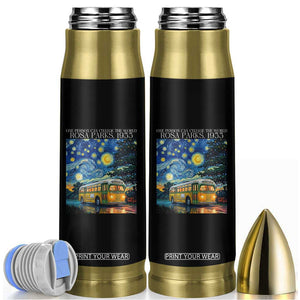 Rosa Parks Bullet Tumbler Starry Night Van Gogh Black History African TS14 Black Print Your Wear