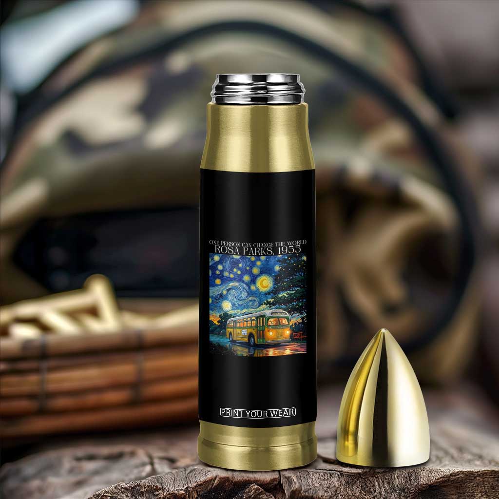 Rosa Parks Bullet Tumbler Starry Night Van Gogh Black History African TS14 Print Your Wear