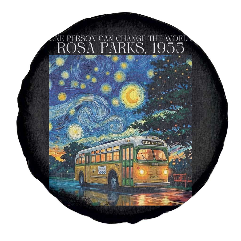 Rosa Parks Spare Tire Cover Starry Night Van Gogh Black History African TS14 Print Your Wear