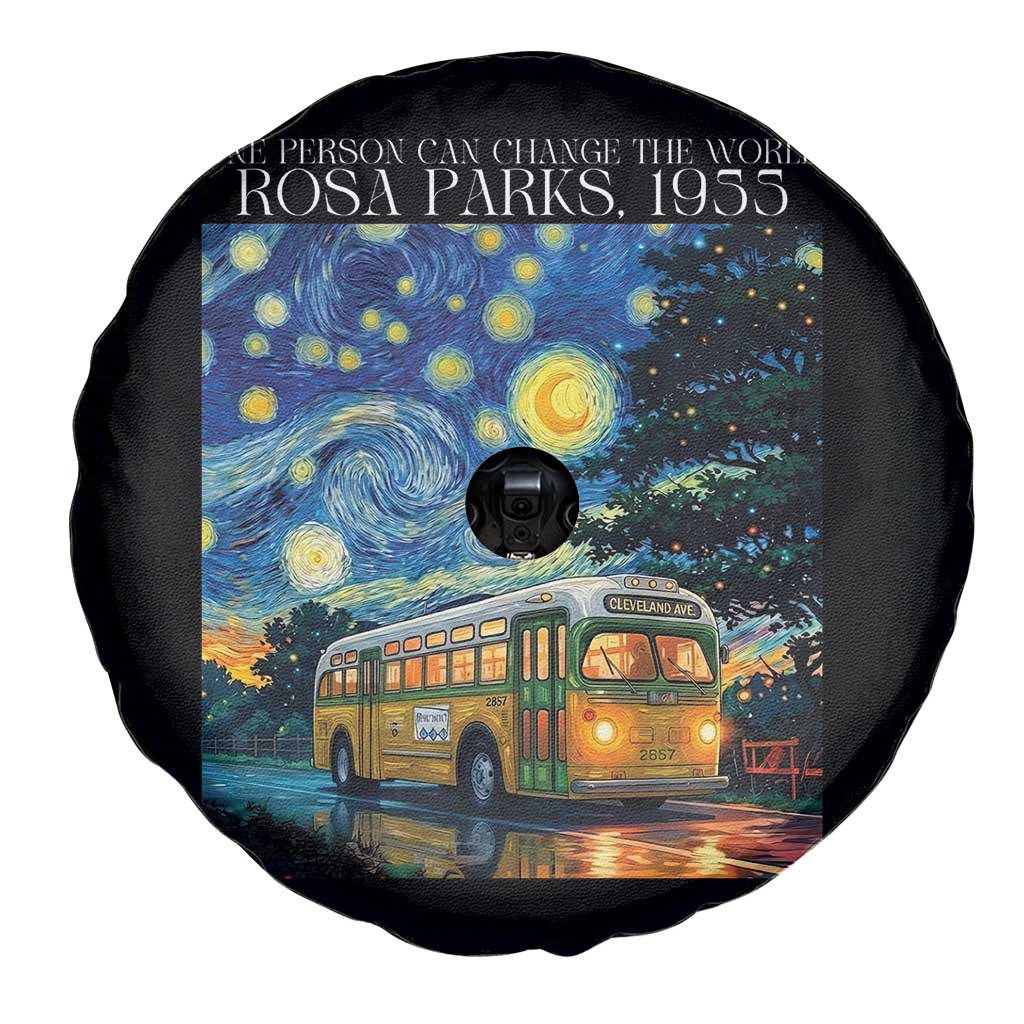 Rosa Parks Spare Tire Cover Starry Night Van Gogh Black History African TS14 Print Your Wear