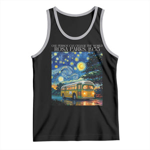 Rosa Parks Tank Top Starry Night Van Gogh Black History African TS14 Black Athletic Heather Print Your Wear