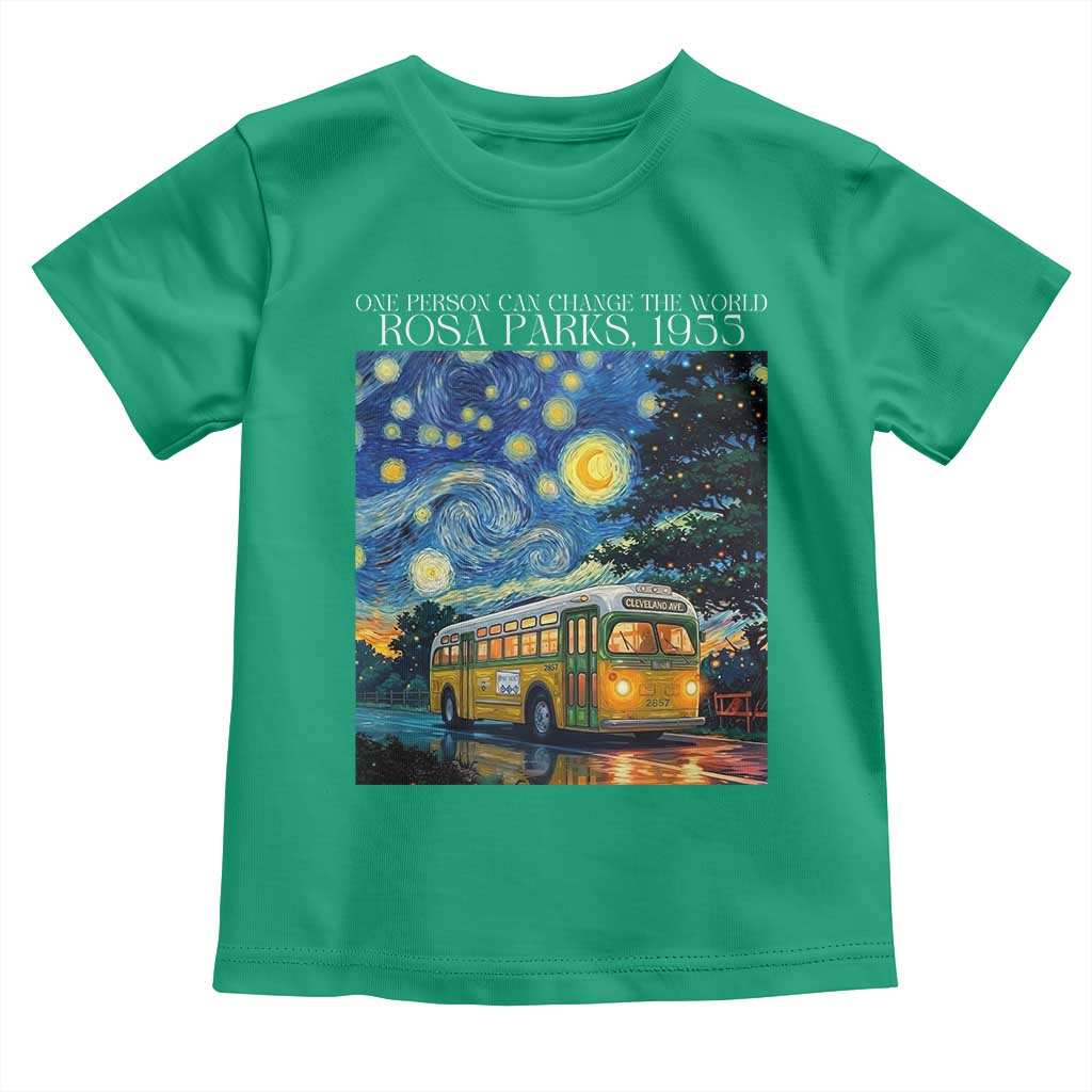 Rosa Parks Toddler T Shirt Starry Night Van Gogh Black History African TS14 Irish Green Print Your Wear