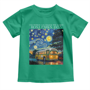 Rosa Parks Toddler T Shirt Starry Night Van Gogh Black History African TS14 Irish Green Print Your Wear