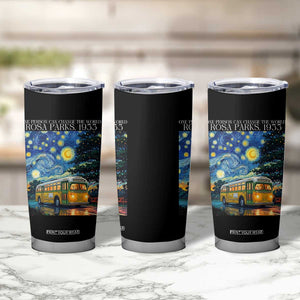 Rosa Parks Tumbler Cup Starry Night Van Gogh Black History African TS14 Print Your Wear