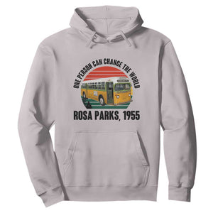 Rosa Parks Hoodie One Person Can Change The World TS14 Ice Gray Print Your Wear