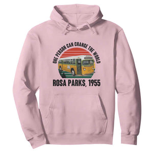 Rosa Parks Hoodie One Person Can Change The World TS14 Light Pink Print Your Wear