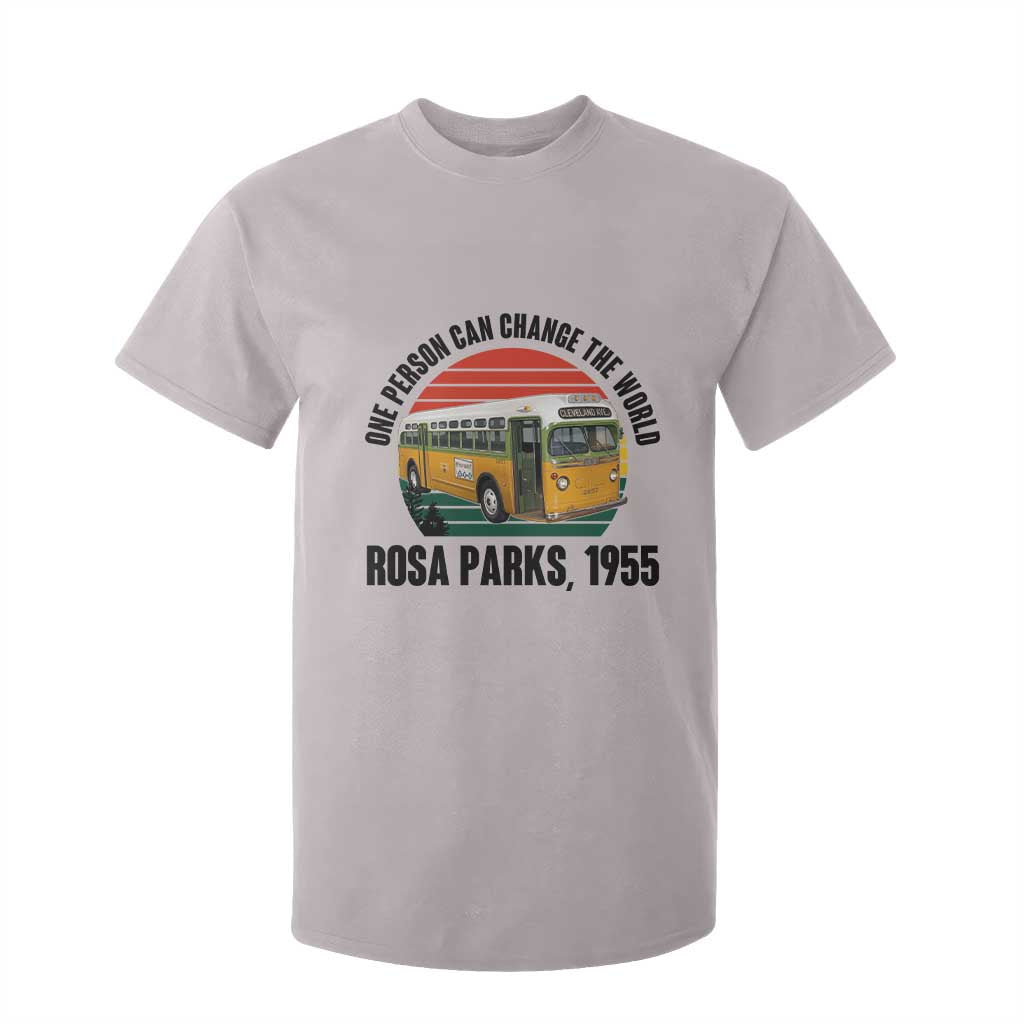 Rosa Parks T Shirt For Kid One Person Can Change The World TS14 Ice Gray Print Your Wear