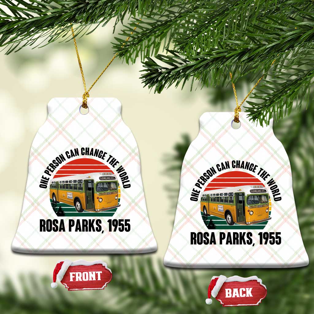 Rosa Parks Ceramic Ornament One Person Can Change The World TS14 Print Your Wear