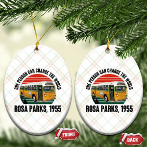 Rosa Parks Ceramic Ornament One Person Can Change The World TS14 Print Your Wear