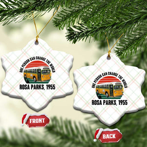 Rosa Parks Ceramic Ornament One Person Can Change The World TS14 Print Your Wear