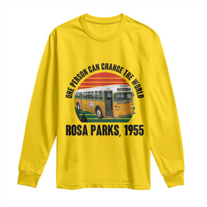 Rosa Parks Long Sleeve Shirt One Person Can Change The World TS14 Daisy Print Your Wear