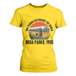 Rosa Parks T Shirt For Women One Person Can Change The World TS14 Daisy Print Your Wear