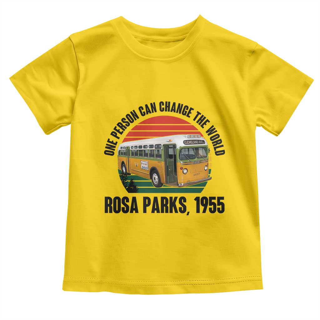 Rosa Parks Toddler T Shirt One Person Can Change The World TS14 Daisy Print Your Wear