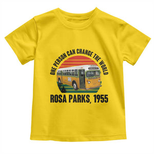 Rosa Parks Toddler T Shirt One Person Can Change The World TS14 Daisy Print Your Wear