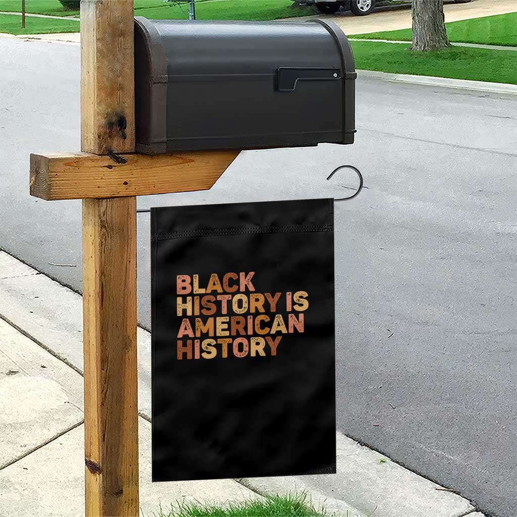 Black History Melanin African American Pride Garden Flag TS14 Print Your Wear