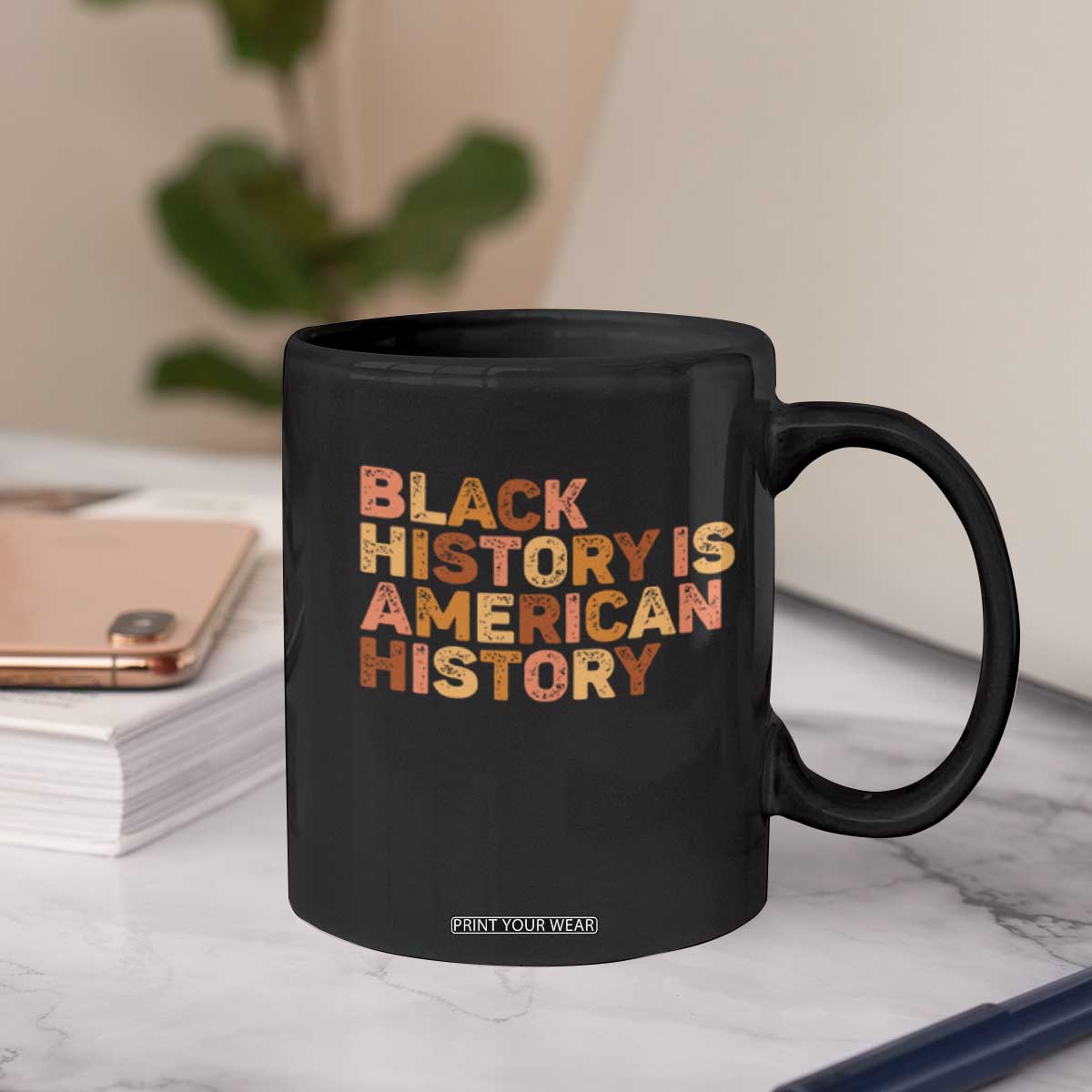 Black History Melanin African American Pride Coffee Mug TS14 Print Your Wear